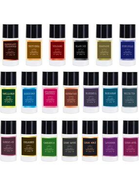 20 PCS Car Air Freshener Refill Set - Essential Oils Mixed Fragrance for